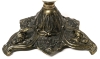 Pair Vintage Brass & Alabaster Italian Ornamental Candlestick Holders | 12.5" Tall - 2
