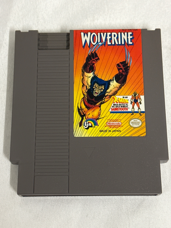 Wolverine For Nintendo NES With Dust Cover 1991 Made in Japan Great Condition