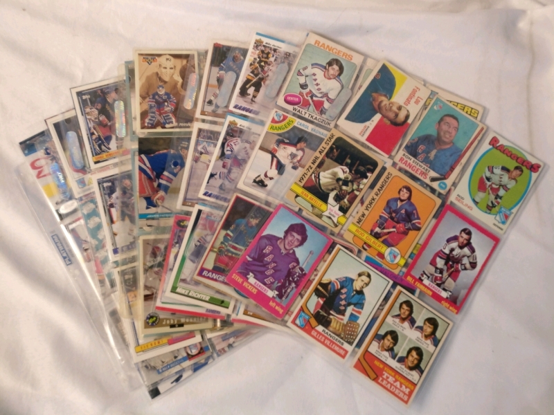 1960-1999 New York Rangers NHL Hockey Cards - 175