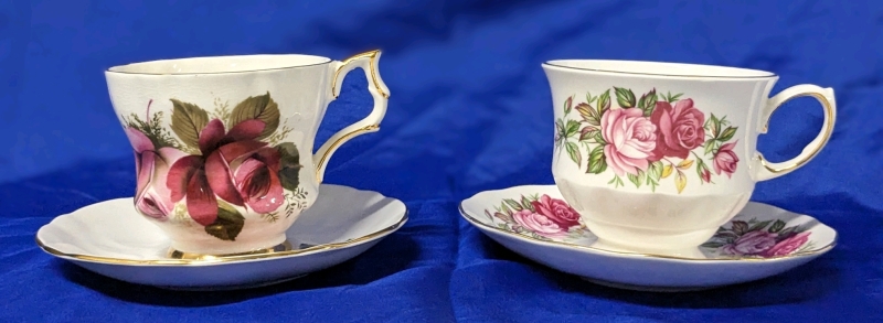 Vintage Royal London & Queen AnneTea Cups & Saucers