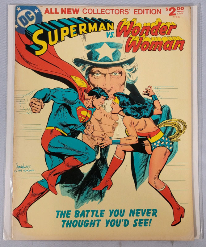 1978 DC Comics Superman vs. Wonder Woman Collector's Edition #C-54 Over-Size Comic