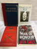 4 Historic Book Lot Including Sir Arthur - Generals - Man of Honour & Edgar Allan Poe Complete Poems 2 Hardcovers 2 Paperbacks - 2