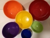 6 Colourful Mixing Bowls with Lids - 3