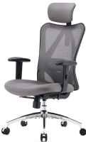 SIHOO M18 Ergonomic Office Chair for Big and Tall People Adjustable Headrest with 2D Armrest Lumbar Support and PU Wheels Swivel Tilt Function