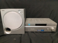 Sony 5.1 Channel Digital AV Stereo Home Theater (Model# STR-K760P) And Sony Surround Sound Subwoofer Speaker 75 Watts (Model# SA-WMSP76) Tested for Power