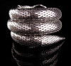 Whiting & Davis Serpent Bracelet 3 Wide Mesh Coils Cleopatra’s Delight - 2