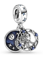 PANDORA Sterling Princess LEIA Star Wars Charm New