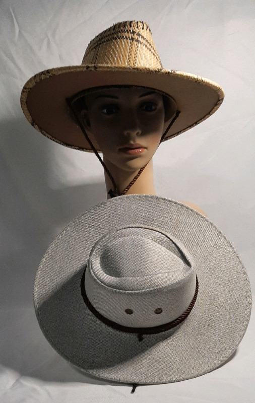 Two Woven Hats