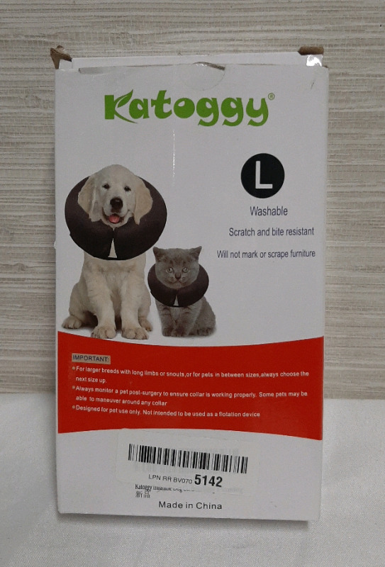 New Katoggy Washable Inflatable Ring Size L