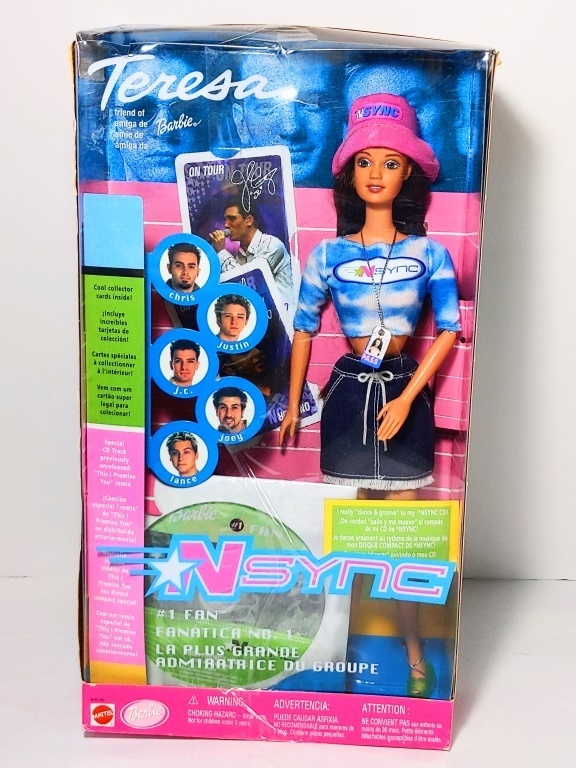 Vintage BARBIE N'Sync #1 Fan Teresa Doll