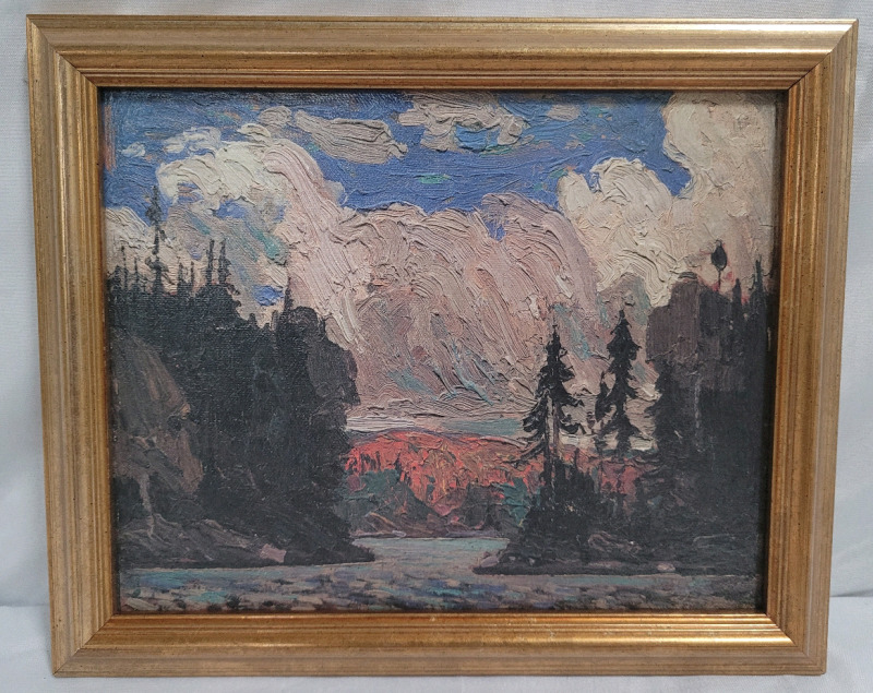 Vintage Air Canada Group of 7 Artagraph "Black Spruce in Autumn" Tom Thomson