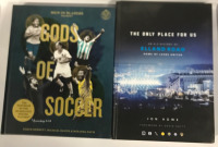 2 Hardcover Books Soccer “Gods Of Soccer” & “The Only Place For Us”