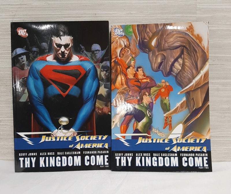 As New DC Justice Society of America Graphic Novels Tiny Kingdom Come Part 1 & 2