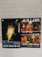 As New 2 Justice Society of America Graphic Novels, Black Adam & Isis and Virtue & Vice