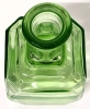 Vintage Anchor Hocking Uranium Glass Decanter 10" Tall with Stopper - 5