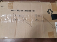 New 2' Foot Long Wall Mount Hand Rail (Hardware Included)