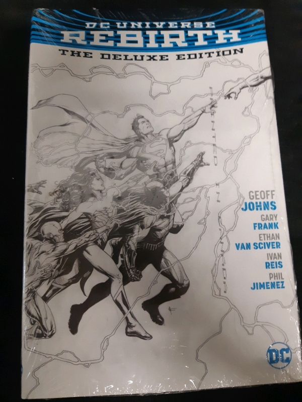 New, Sealed, DC Universe: Rebirth The Delux Edition, Hardcover Copy