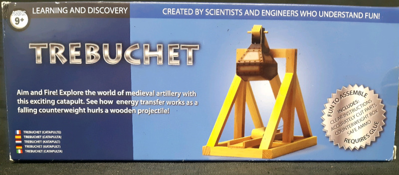 New Wooden Trebuchet Model Kit For Kids