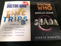 2 Docter Who Hardcover Novels, Includes; Doctor Who: Time Trips, Doctor Who: Shada