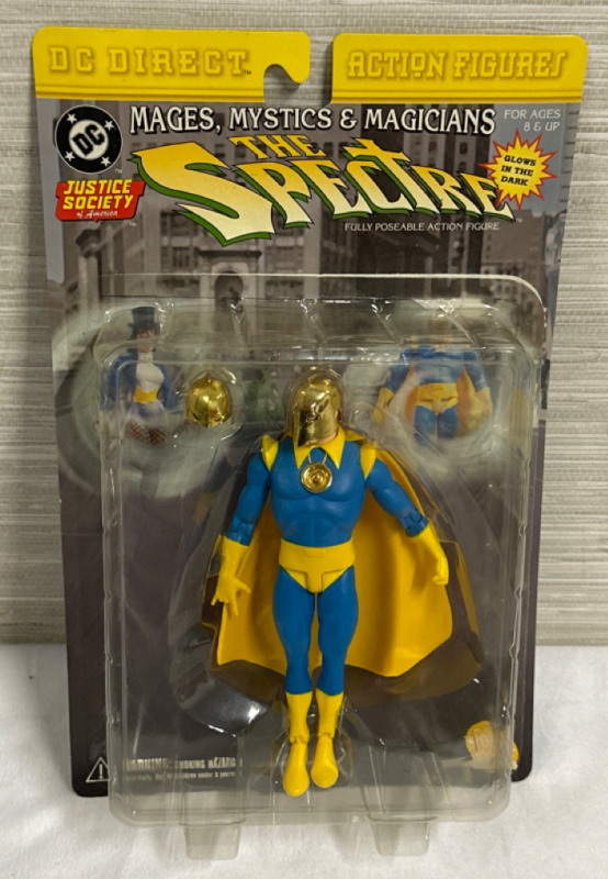 New DC Direct Justice Society Of America Mages, Magic & Magicians The Spectre 6&rdquo; Figure 2000