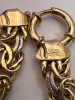 925 Sterling Turkey OT Two tone Byzantine Beautiful Bracelet - 4