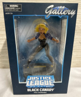 BLACK CANARY Justice League Unlimited 9" PVC Diorama Gallery Rare Diamond Select