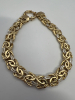 925 Sterling Turkey OT Two tone Byzantine Beautiful Bracelet - 6