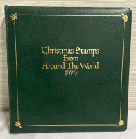 Christmas Stamps From Around The World Album & Stamps 1979 Postal Commemorative Society