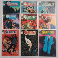 1989 - 1990 DC Comics The Question? Comic Lot (1987 1st. Series) . Issues #28 - #36 , Nine (9) Comics