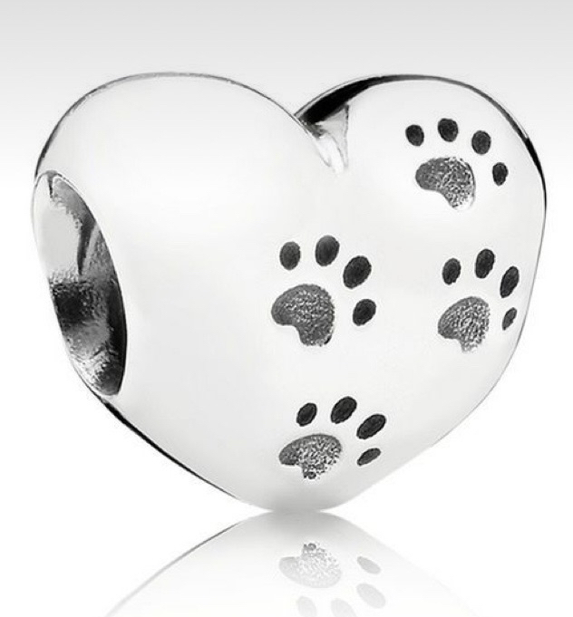 PANDORA My Sweet Pet Sterling Paw Charm