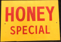 18”x12.5” Wooden Honey Special Sign