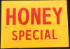 18&rdquo;x12.5&rdquo; Wooden Honey Special Sign