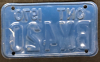 Vintage 1970 Ontario Motercycle License Plate - 2