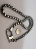 Vitaly Stainless Steel 18 inch statement Chain signed - 3