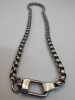 Vitaly Stainless Steel 18 inch statement Chain signed - 6