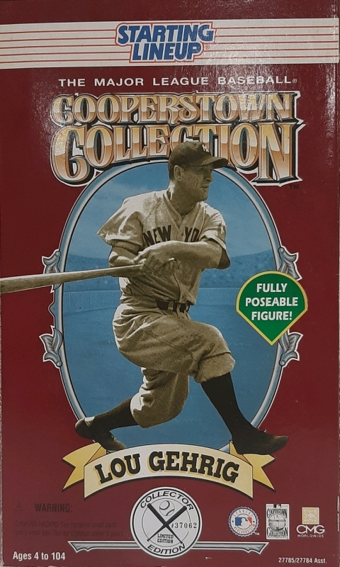 Vintage Lou Gehrig MLB Cooperstown Collection Fully Poseable Figure Limited Edition