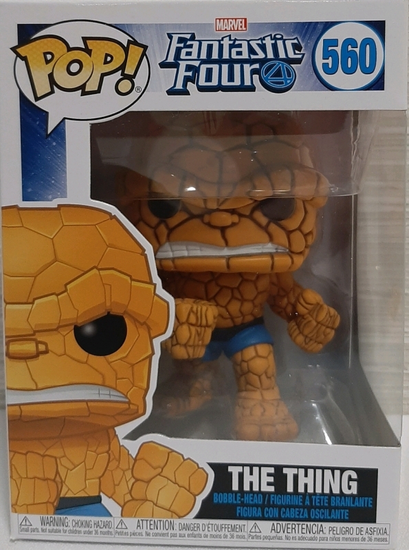 As New Marvel Fantastic Four The Thing Bobble Head Figurine #560