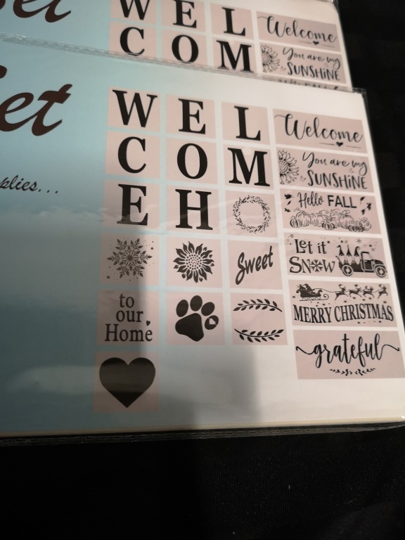 12 New Stencil Sets - Great Vendor Lot