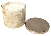 New White Barn Cinnamon Spiced Vanilla Scented Luminary Candle | 411g