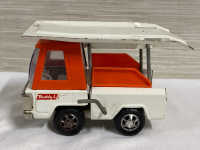 Vintage Buddy L Jr. Turbine Racer Transport Truck Orange White