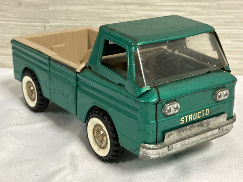 Vintage 1960's Structo Rampside Corvair Econoline Pickup Pressed Steel Toy Truck