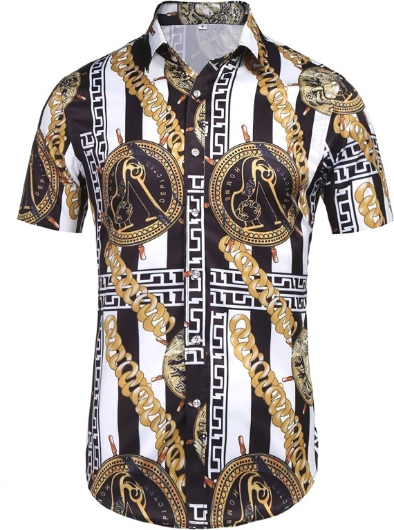New Daupanzees Men's Dress T-shirt - Large
