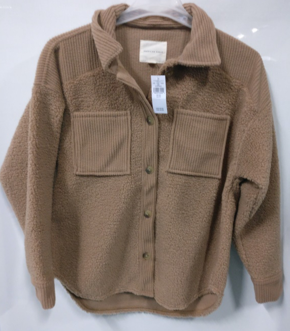 New American Eagle Men's Button Up Sweater - XS