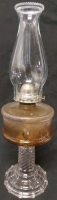 Vintage Oil Lamp White Flame Light Grand Rapids Michigan 19"x5.5"