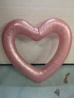 New Pool Heart Inner Tube with Glitter Inside