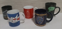 Five Mugs 2 from NYC, 1 Soccer Mug and others