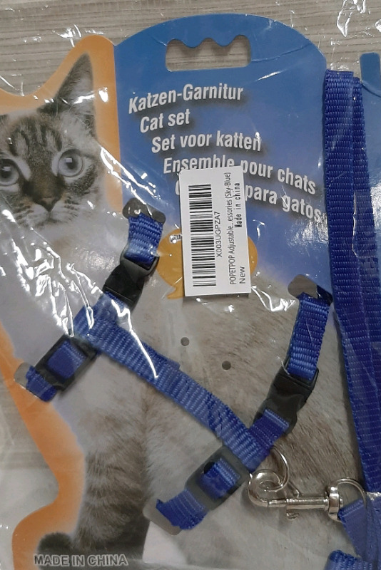 New Adjustable Cat Harness