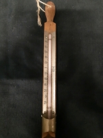 Vintage Palmer Wooden Thermostat From 0&deg;c - 200&deg;c