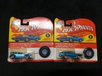 2 New Vintage Sealed In Box Mattel Hotwheels 25th anniversary Collector's Edition, Authentic Commemorative Replica