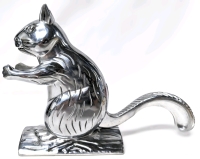 This Lot is NUTS! Nutty Cast Aluminum Squirrel Nutcracker | 8" x 2.3" x 6.1"